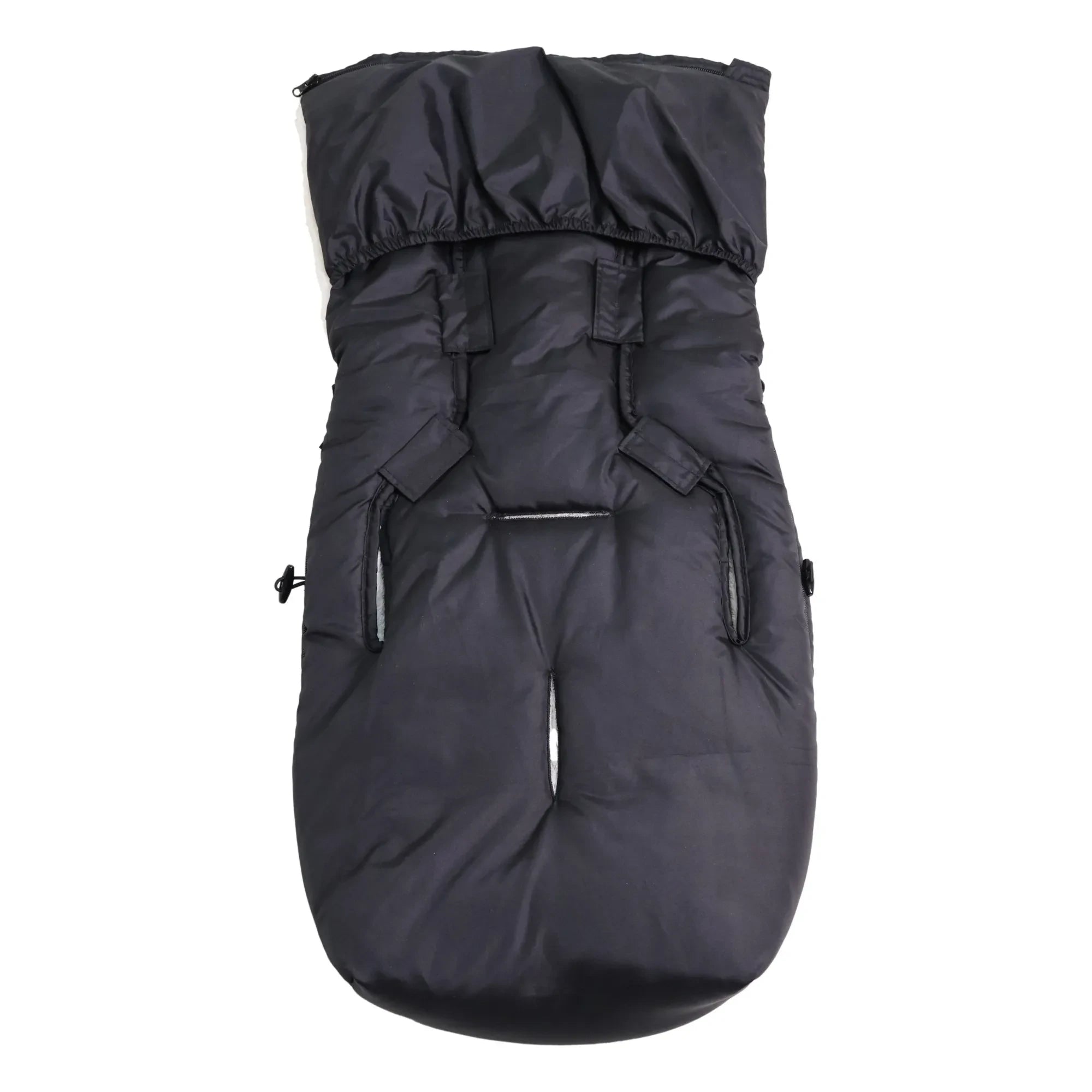 Kaiser - Sherpa Fleece Hoody 2.0 Universeller Fußsack | Schwarz