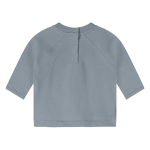 Gray Label - Organik pamuk düz sweatshirt | Gri