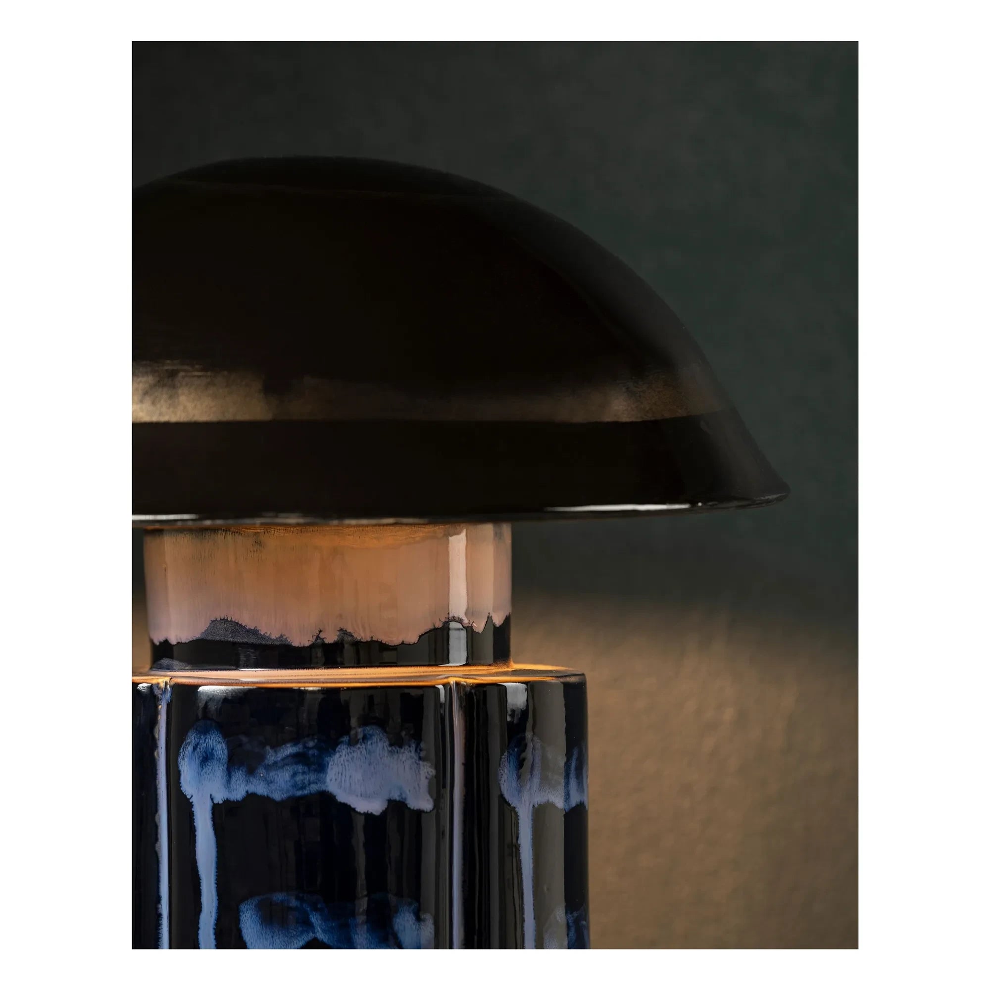 Serax - Tischlampe aus Steingut John, Anita Le Grelle | Marineblau