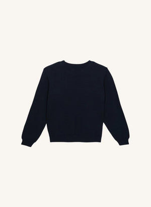 Smallable Kid - Cagnaby Organische Baumwollpullover | Dunkelblau