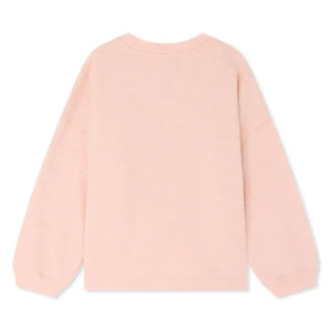 Bonpoint - Myla Fleur Bio-Pamuk-Sweatshirt | Pembe