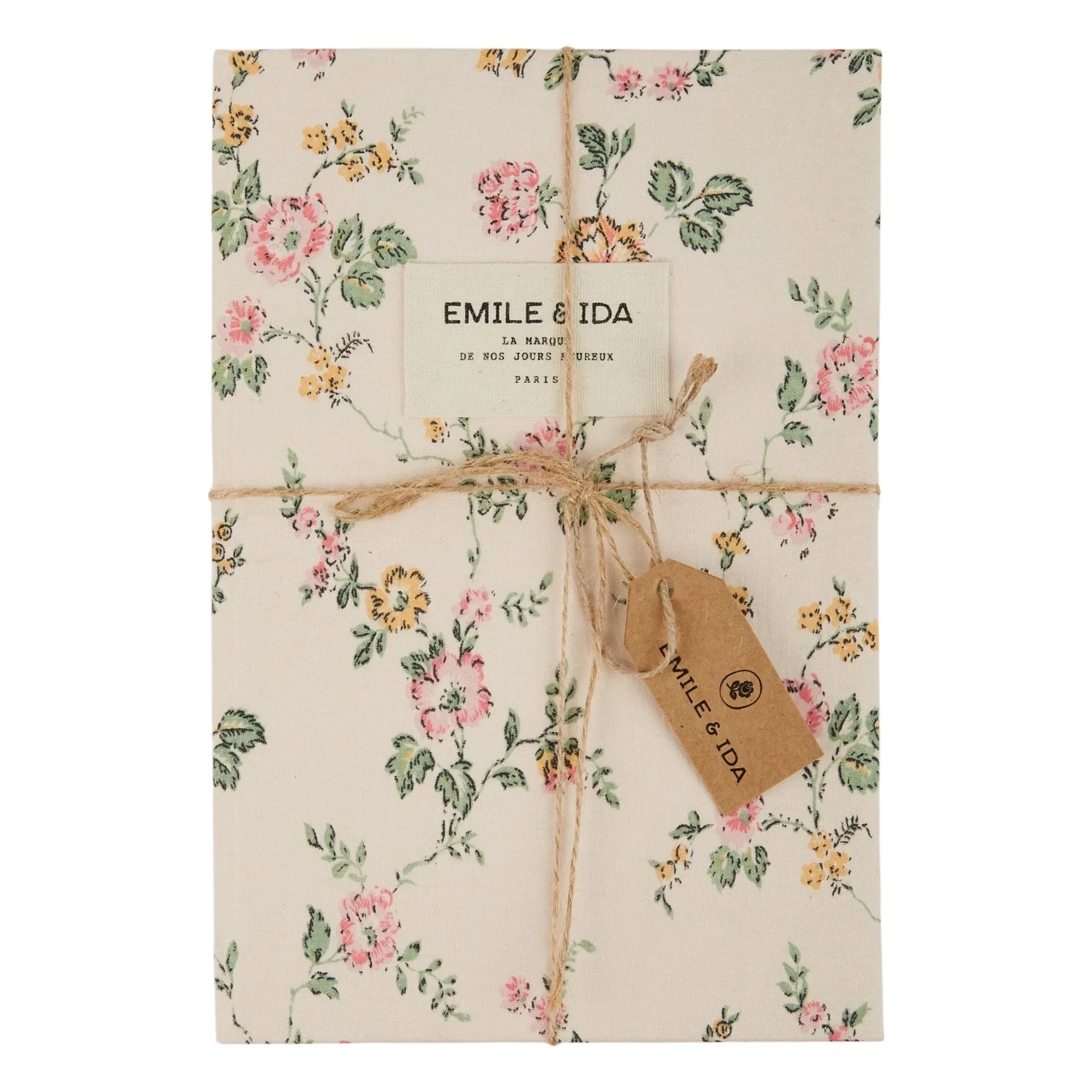 Emile et Ida - Notizbuch Rosier | Ecru