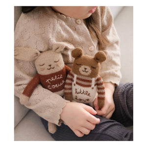 Main Sauvage – Kaninchen Kuscheltier Little Heart | Beige