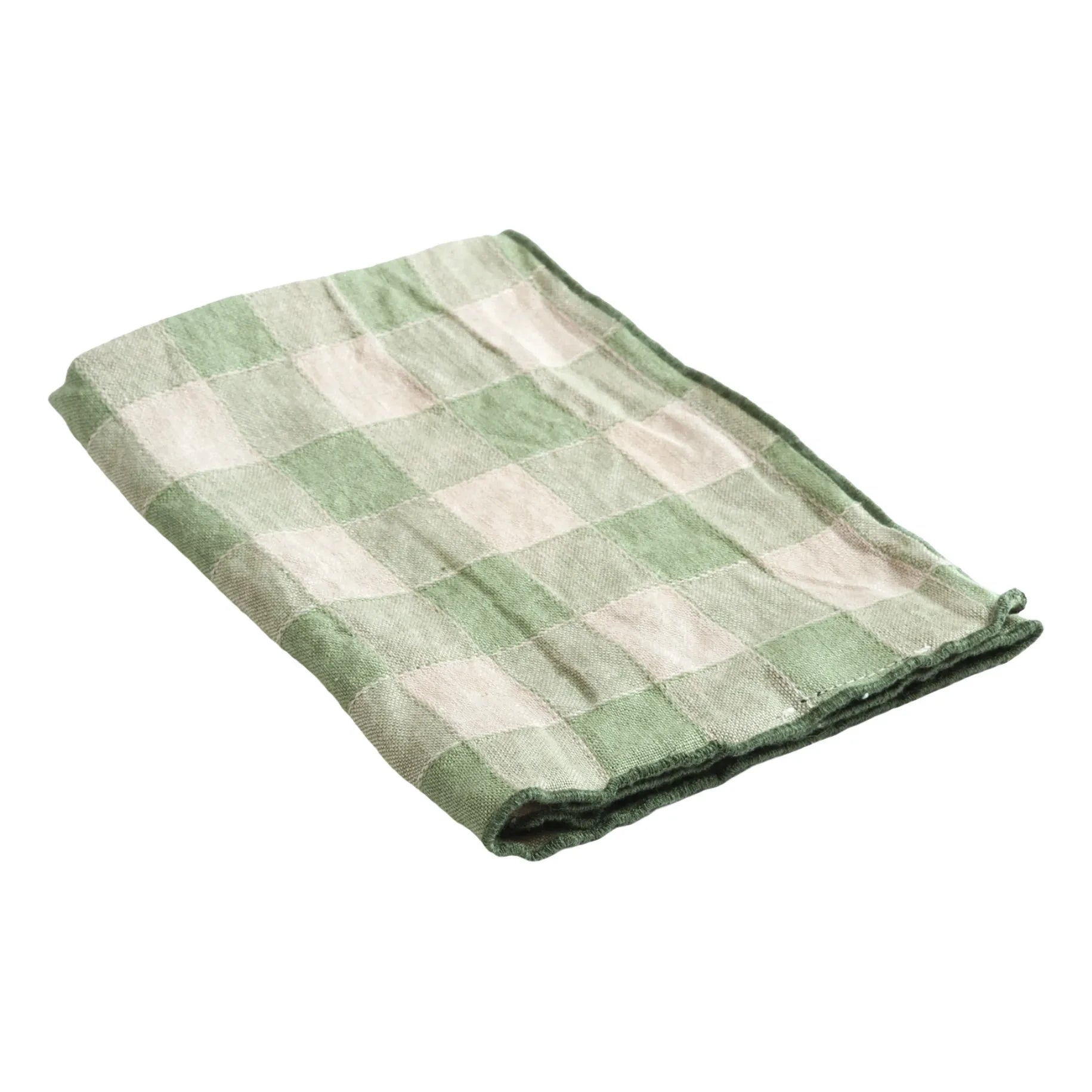 Maison de Vacances - Bourdon Vintage Leinenserviette | Salbei