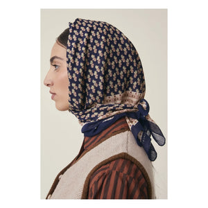 Moismont - Phedre Eşarp No. 845, Pamuk | Lacivert