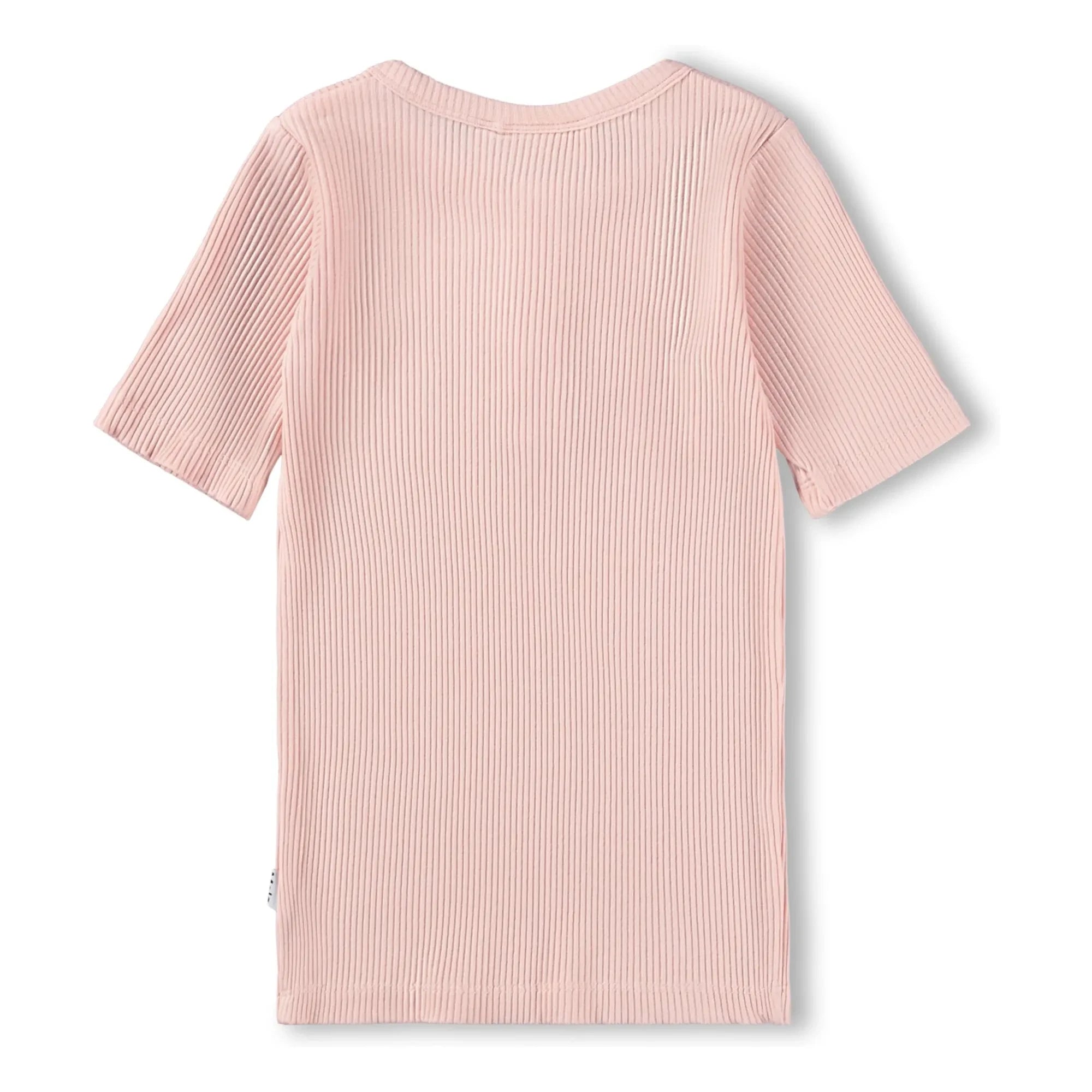 Molo - Rosey geripptes Knopfshirt | Hellrosa