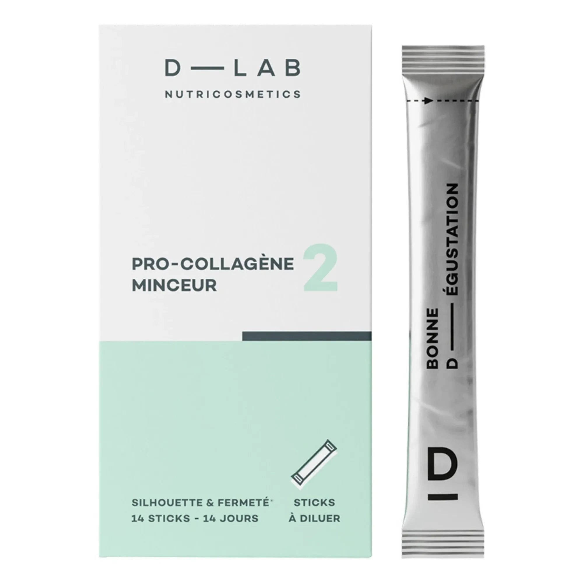D-LAB NUTRICOSMETICS - Pro-Kollagen Abnehm-Pulver - 14 Sticks
