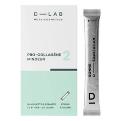 D-LAB NUTRICOSMETICS - Pro-Kollagen Abnehm-Pulver - 14 Sticks