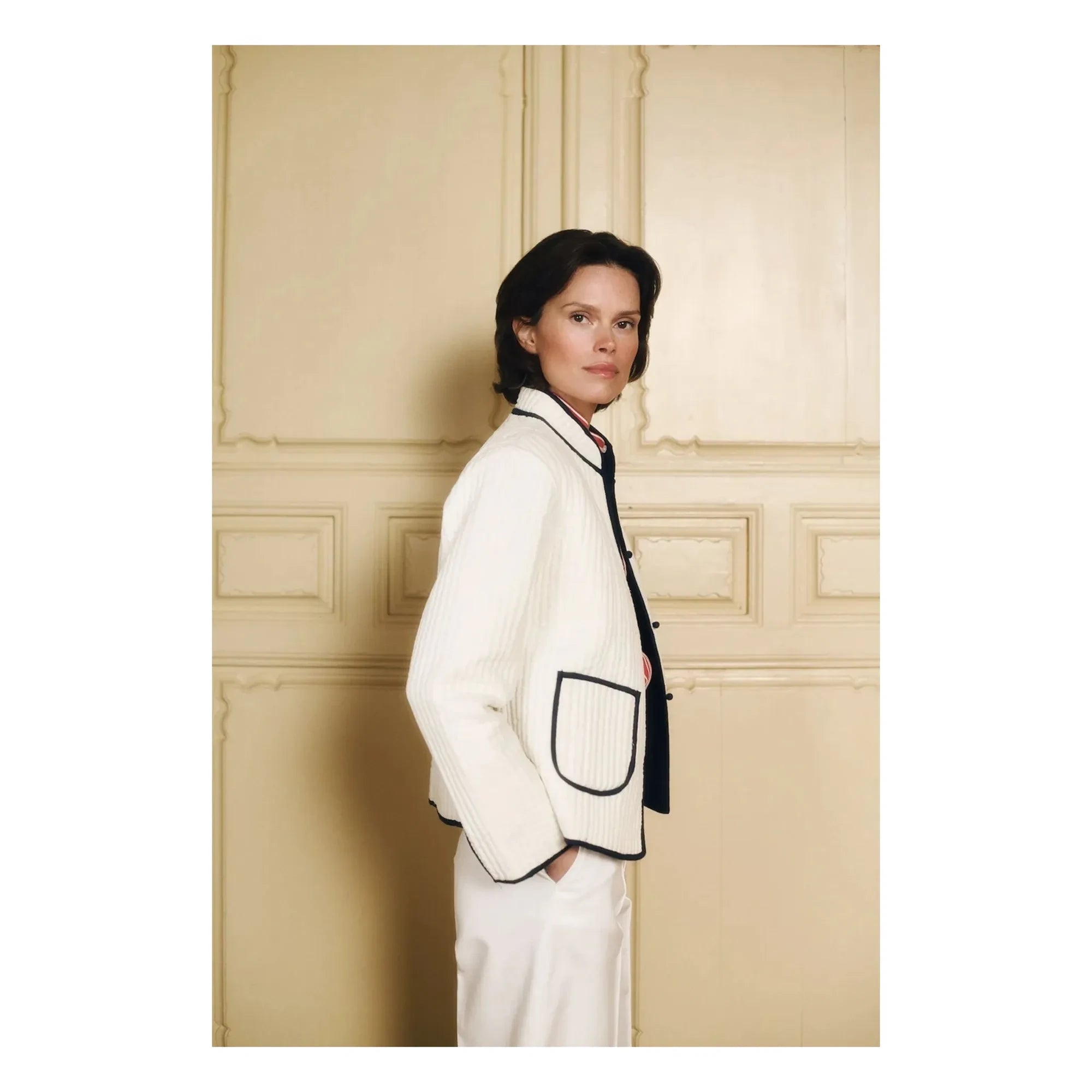 Maria de la Orden - Fittonia Baumwolljacke | Marineblau