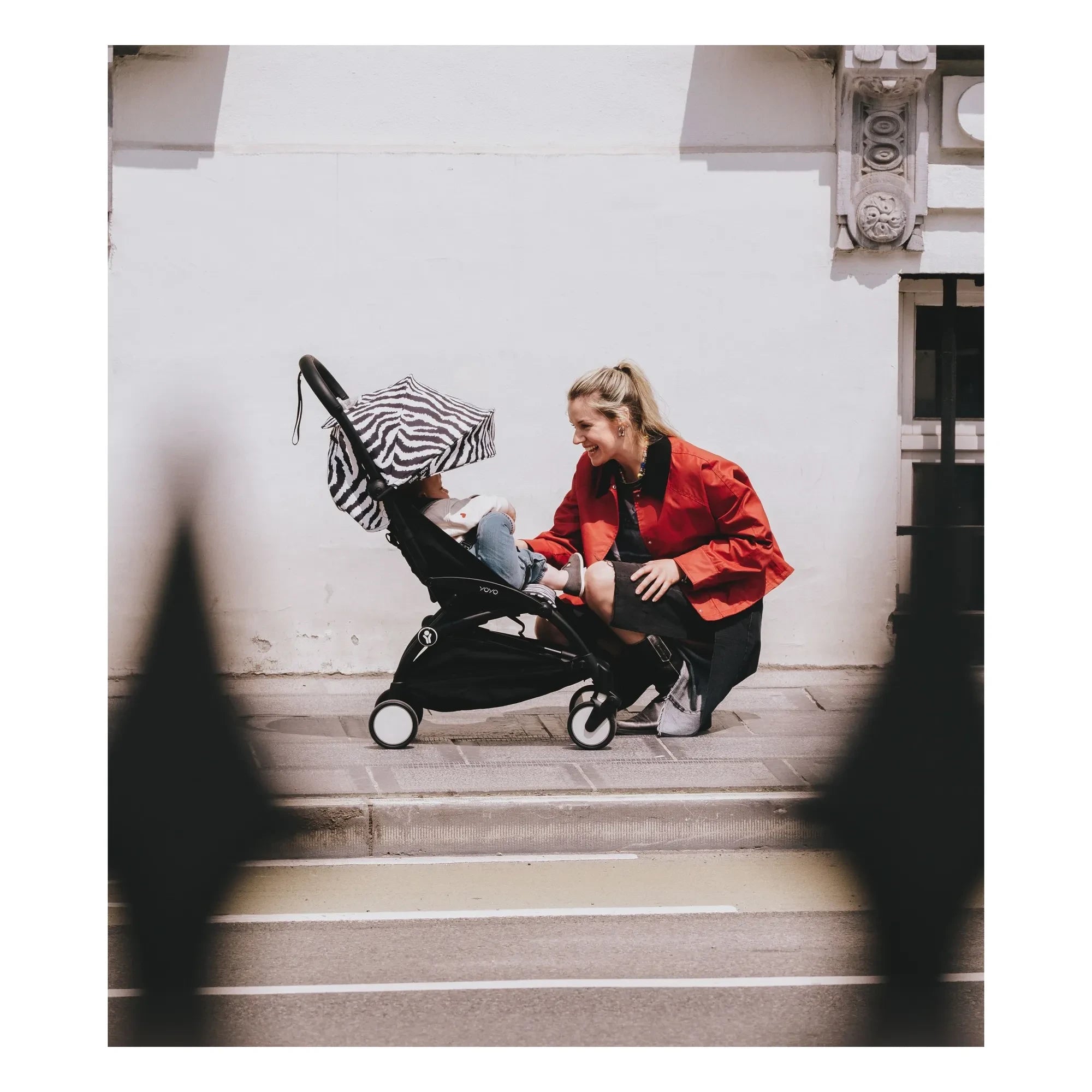 Stokke® - YOYO³ 6+ Kinderwagen Weißer Rahmen | Zebra