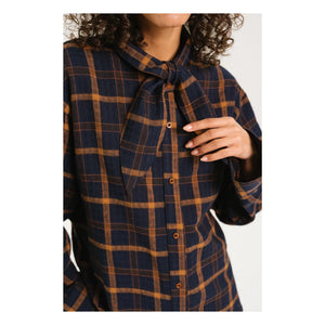 Sacrécoeur - Charlie scarf shirt | Lacivert