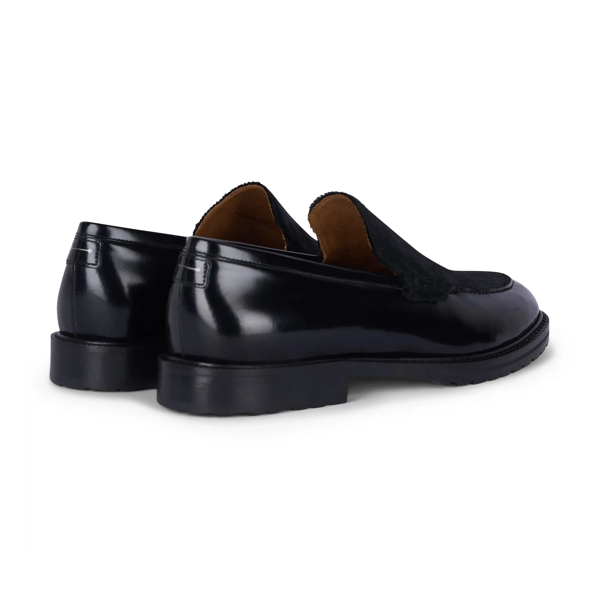 Anthology Paris - Ralph Loafer aus zwei Materialien | Schwarz