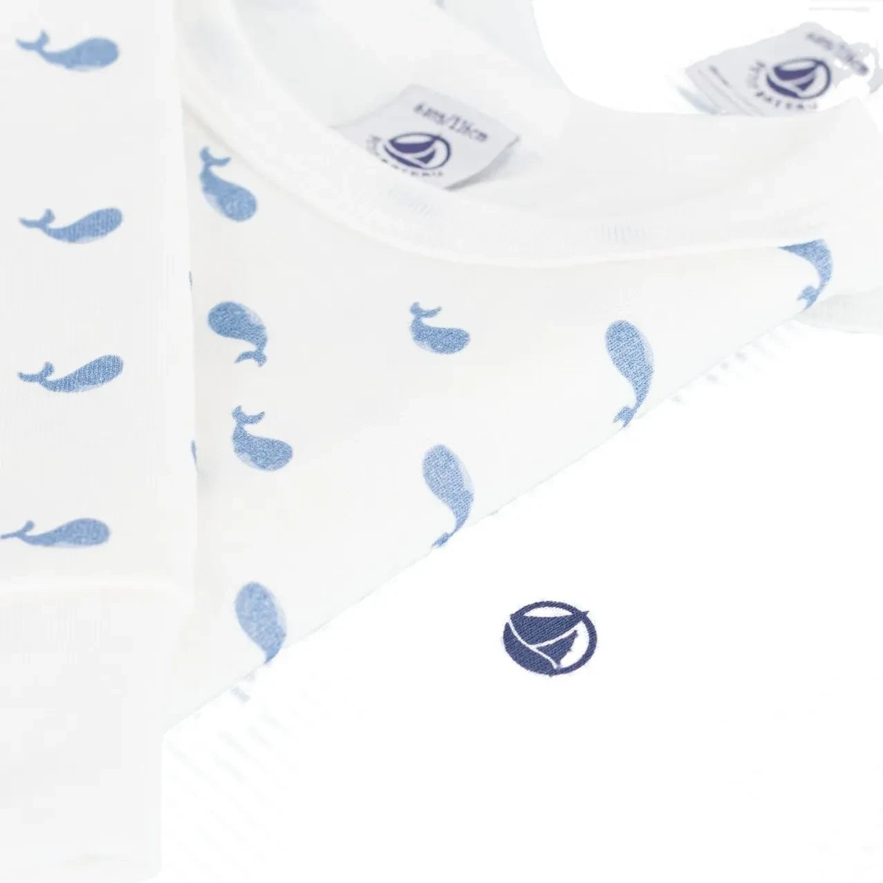 Petit Bateau - 2er-Set Wal-Pyjamas | Blau