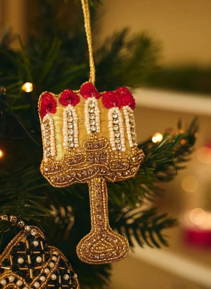 Anna + Nina - Mit Schnurlichtern Gemachte Weihnachtsdekorationen | Gold