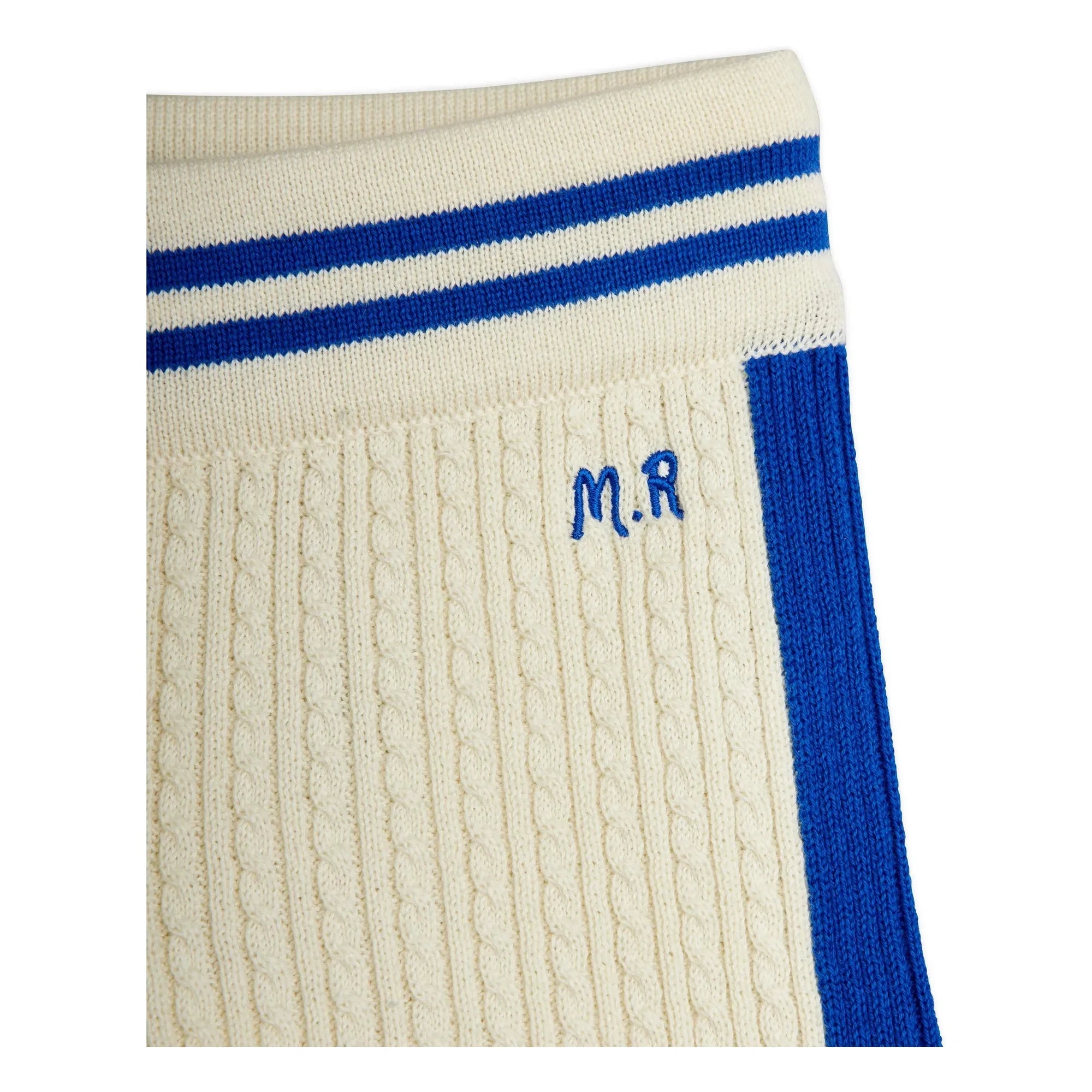 Mini Rodini - Strickshorts aus Bio-Baumwolle | Ecru