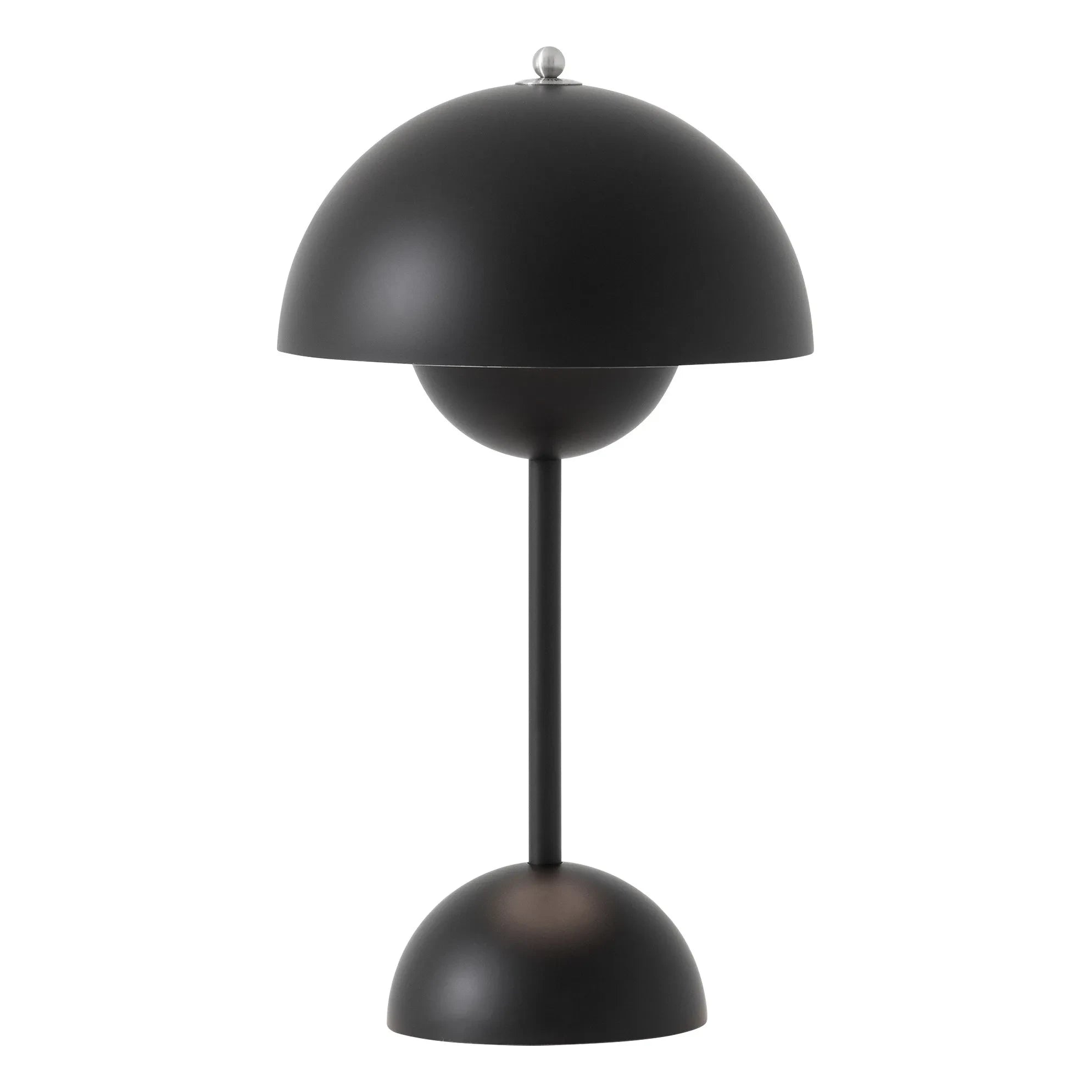 & Tradition - VP9 Flowerpot Portable Tischleuchte, Verner Panton | Mattschwarz