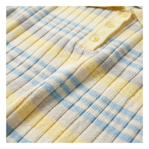 Smallable Woman - Selma gestreiftes Polo-Shirt | Blassgelb