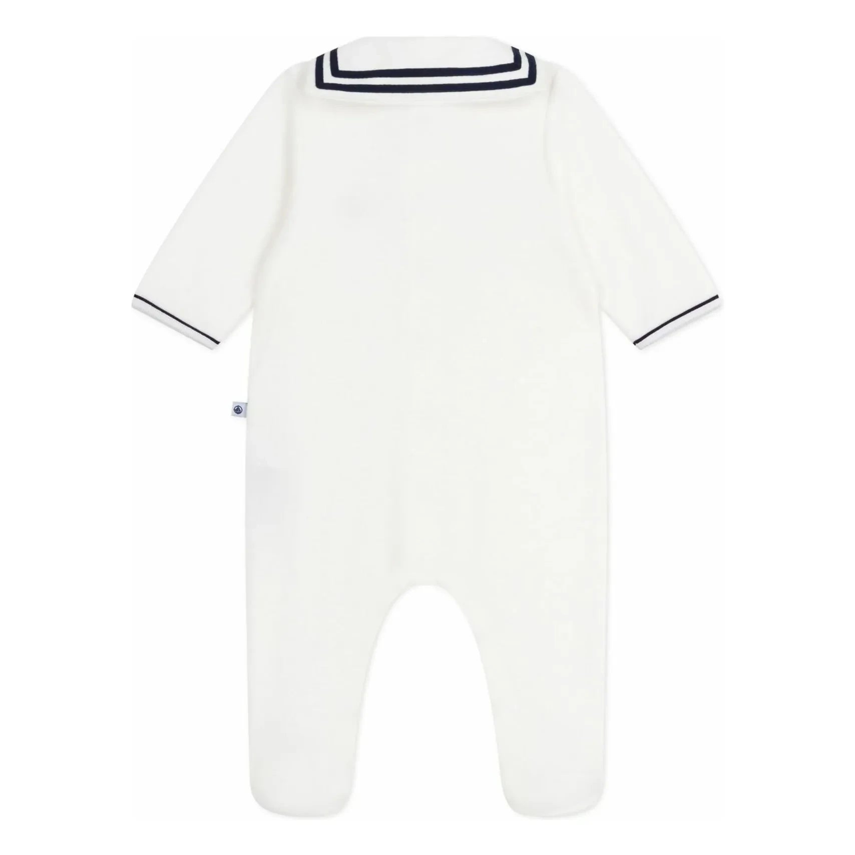 Petit Bateau - Strampler Hemdkragen | Weiß
