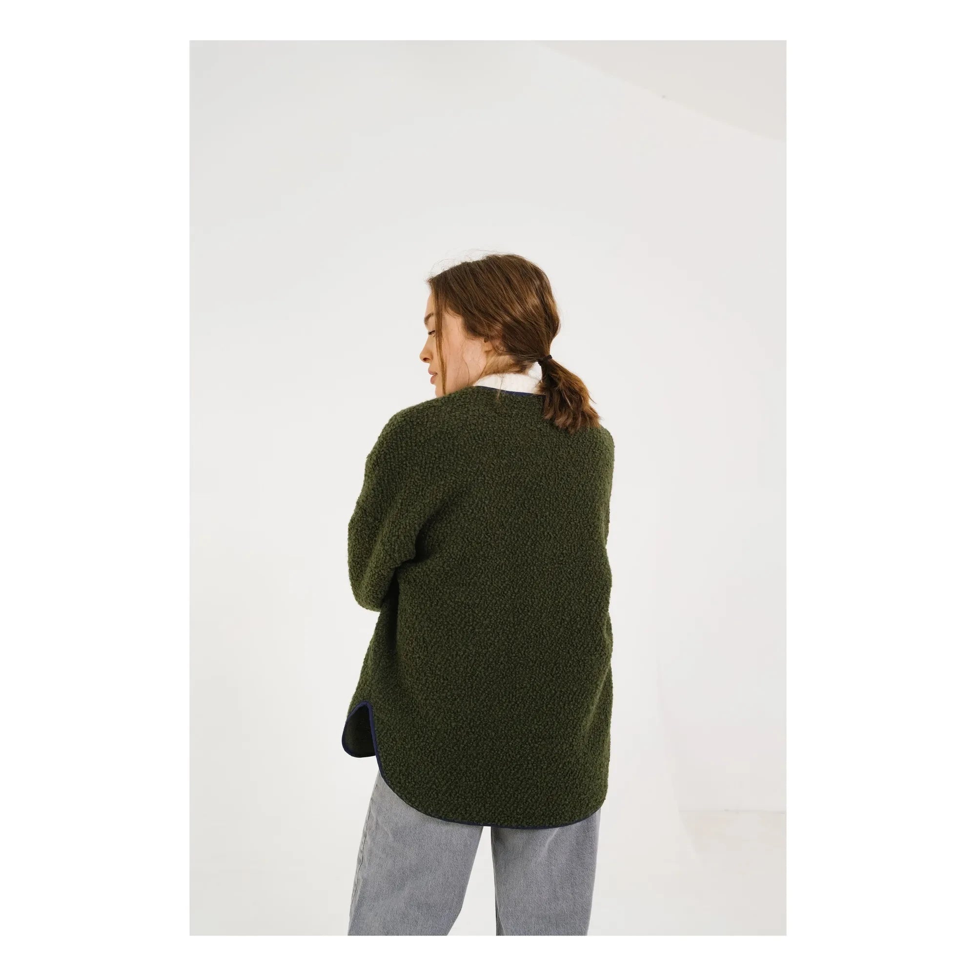 Sacrécoeur - Bari Greenlake Reine Wolljacke | Grün