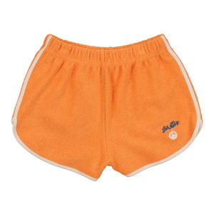 the new society - Compton Handtuch-Shorts | Orange