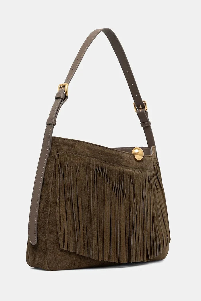 Furla kadın süet tote çanta
