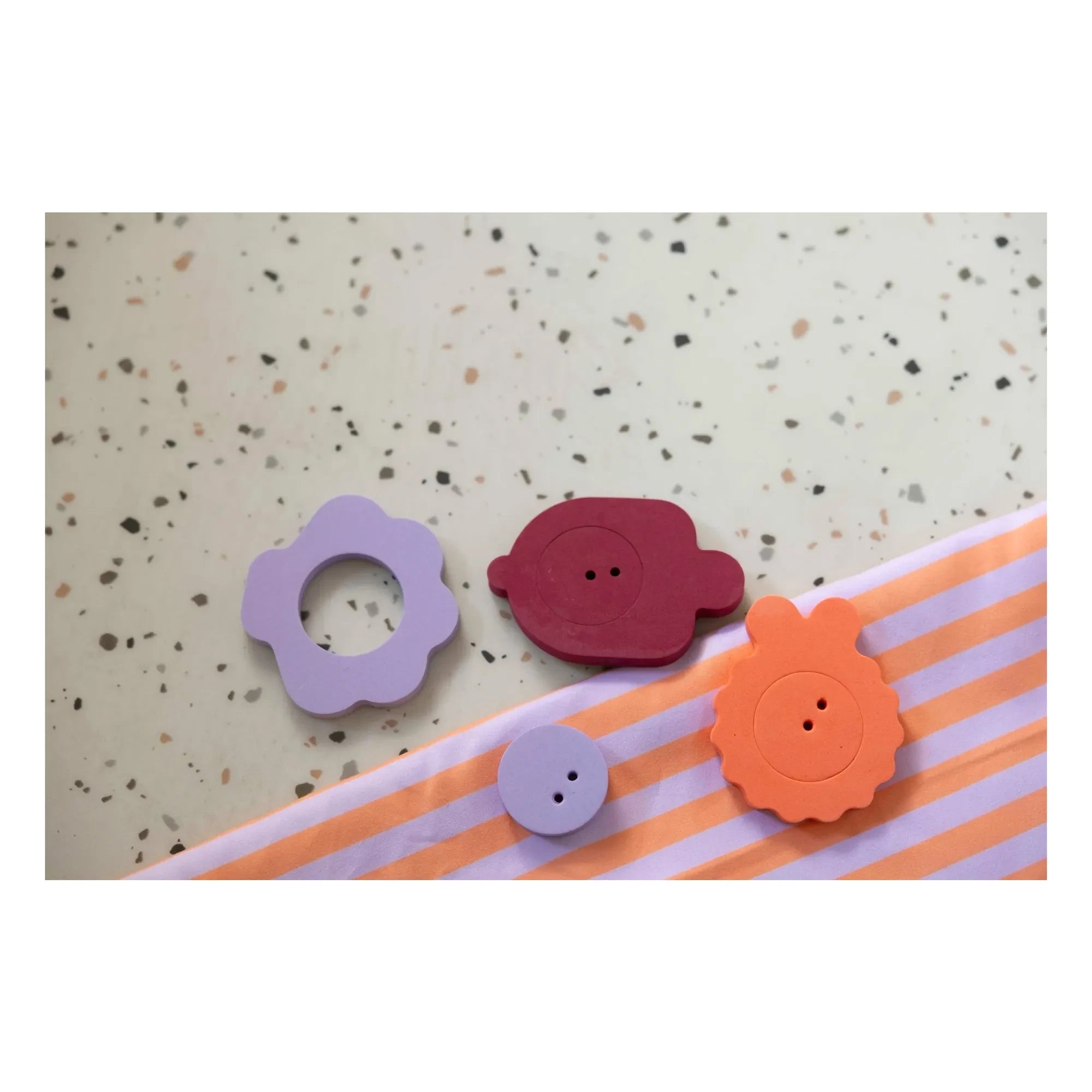 Quut - Strand-Badepuzzle | Bordeaux