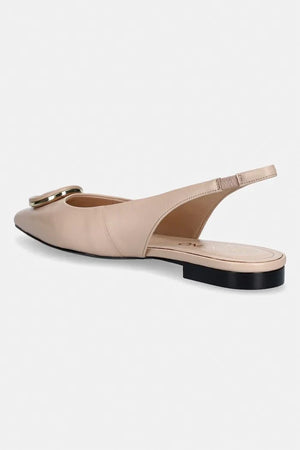 Valentino Deri Slingback Düz Babet