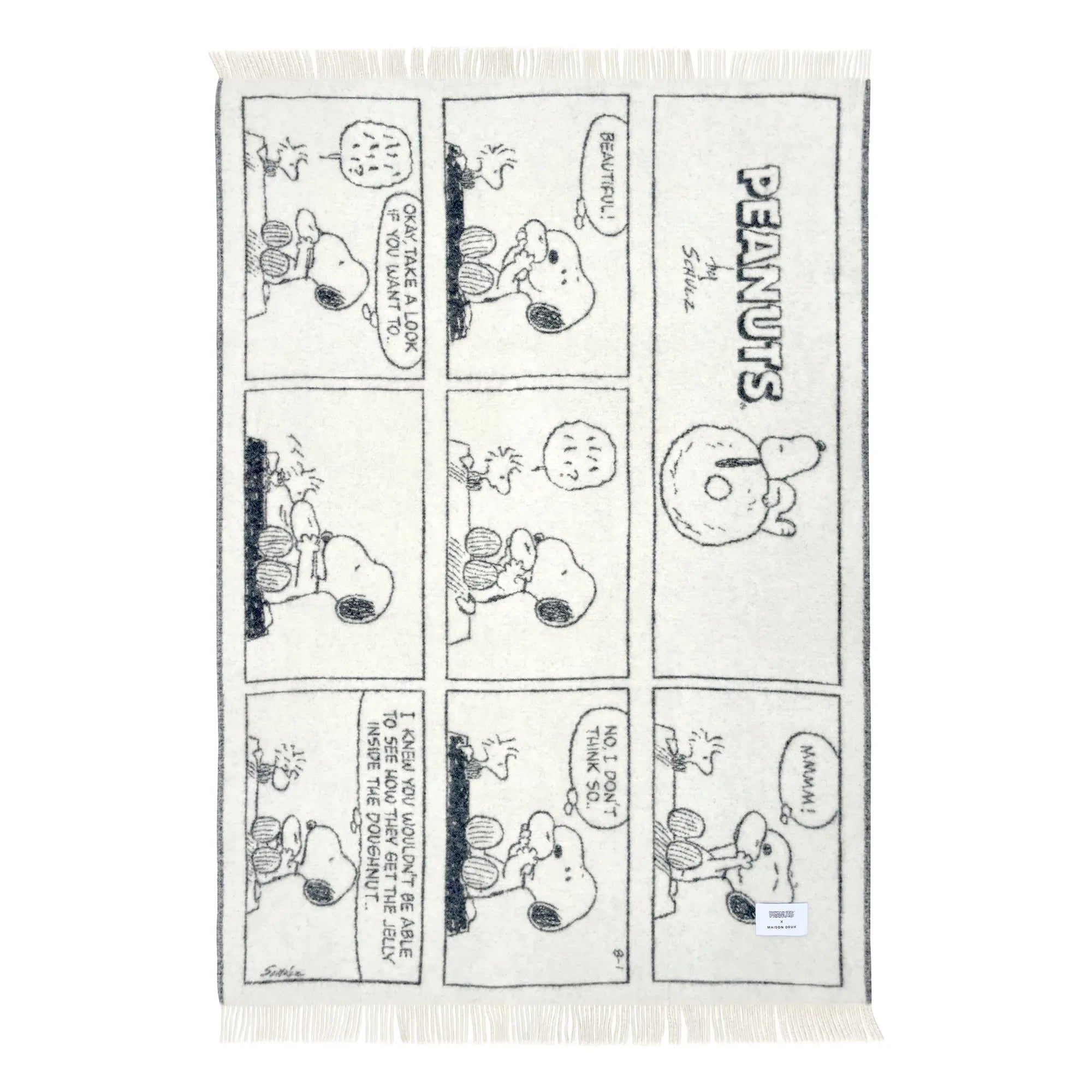 Maison Deux - Peanuts Schal | Schwarz