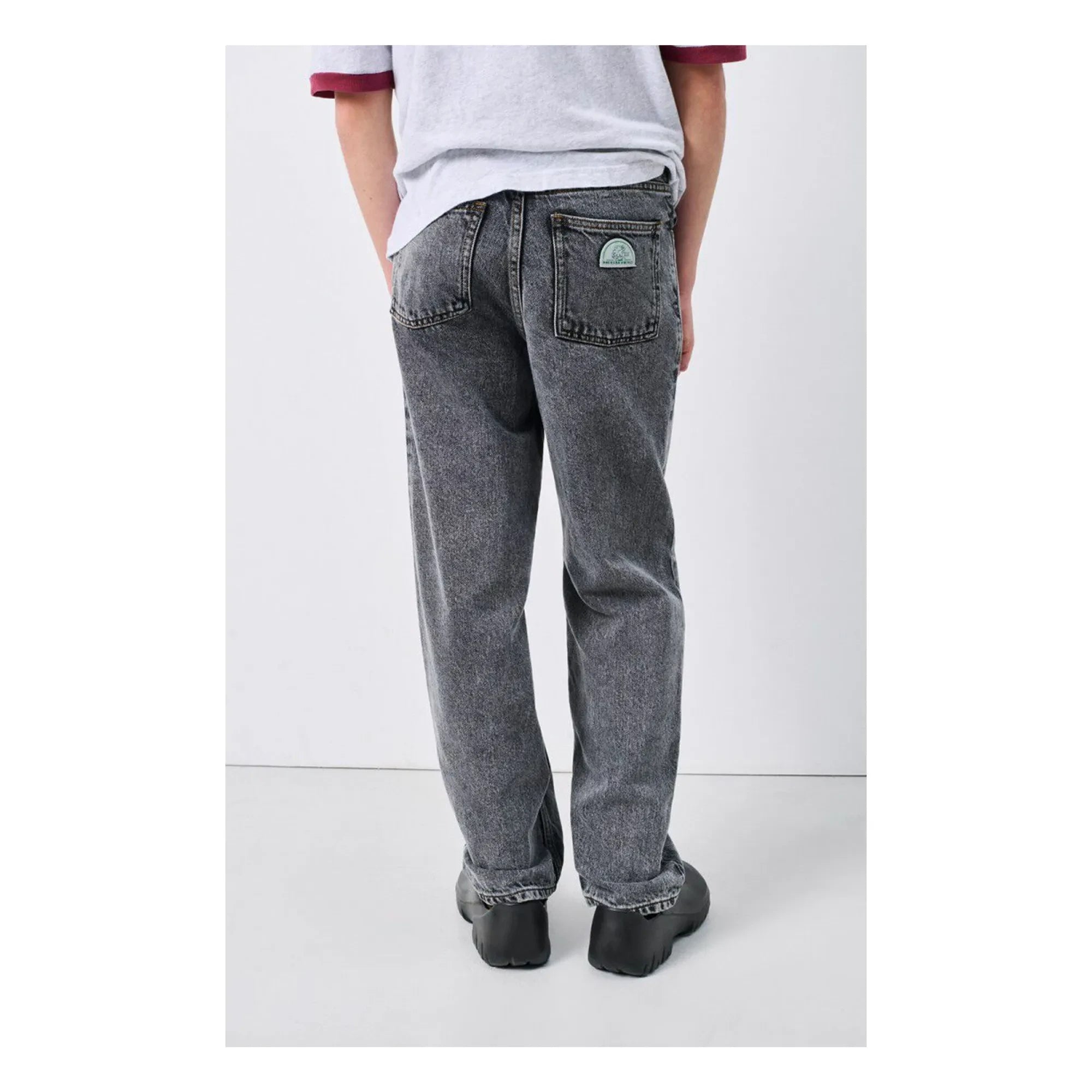 American Vintage - Jean Droit Yopday | Dunkelgrauer Denim