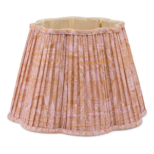 Doing Goods - Diya bedruckter Baumwoll-Lampenschirm | Rosa