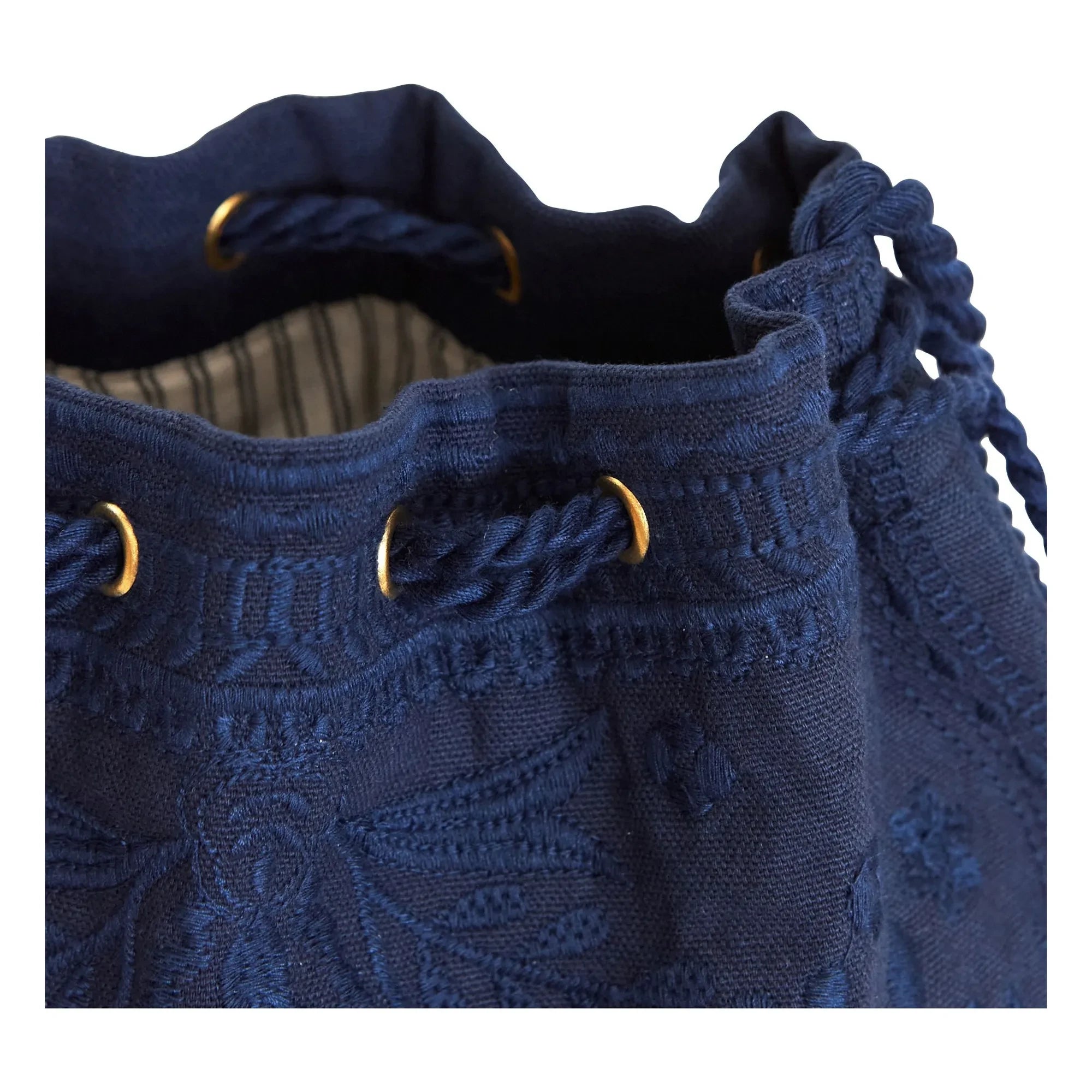 M.A.B.E. – Bestickte Averi Tasche | Marineblau