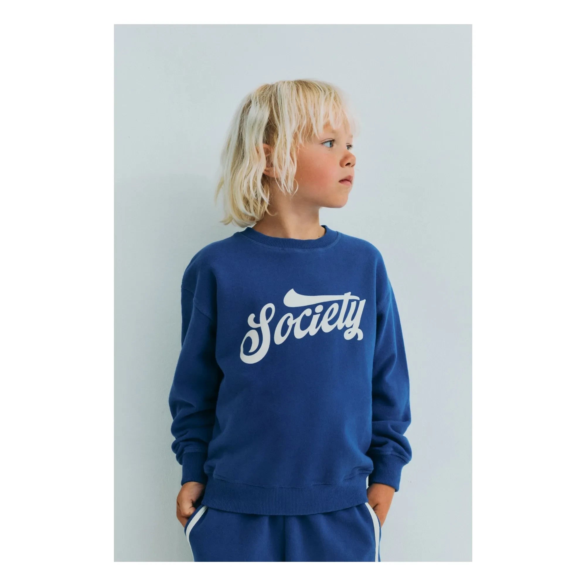 the new society - Tilo Sweatshirt | Blau