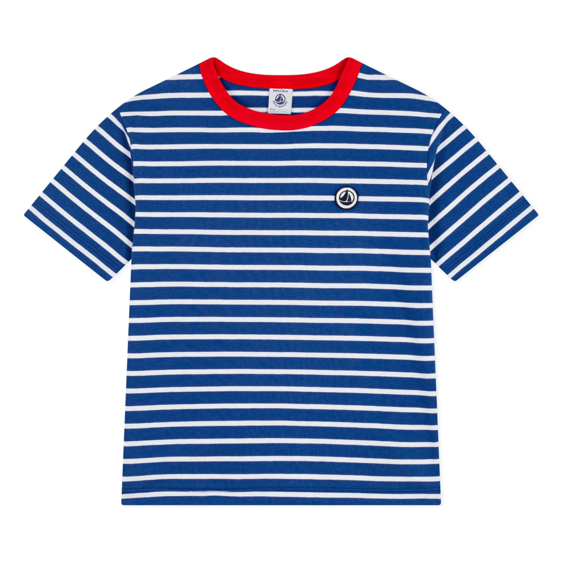 Petit Bateau – Gestreiftes T-Shirt | Blau