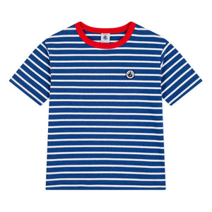 Petit Bateau – Gestreiftes T-Shirt | Blau