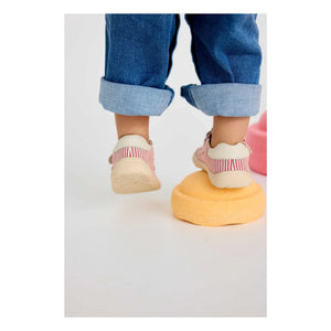 bisgaard - Gestreifte Kratz-Sneaker | Rot