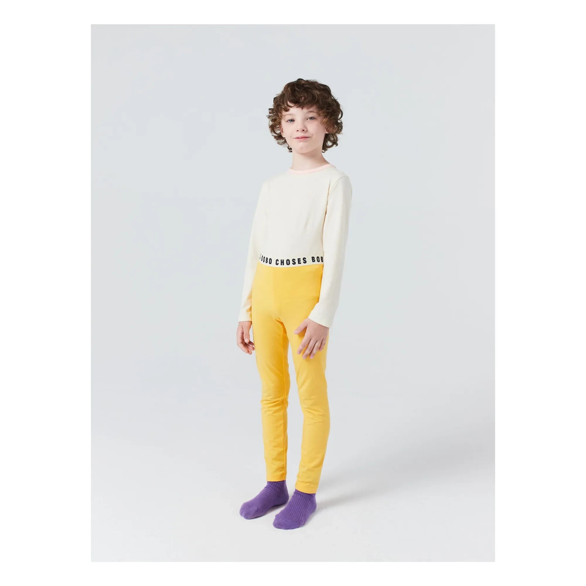 Bobo Choses – Pyjama aus Modal und Bio-Baumwolle | Senf