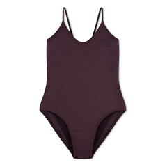Matona - 1-teiliger V-Ausschnitt Jersey Recycelte Fasern | Aubergine