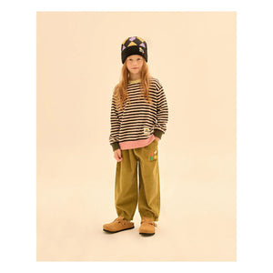 Jelly Mallow - Gestreifter Pullover | Creme