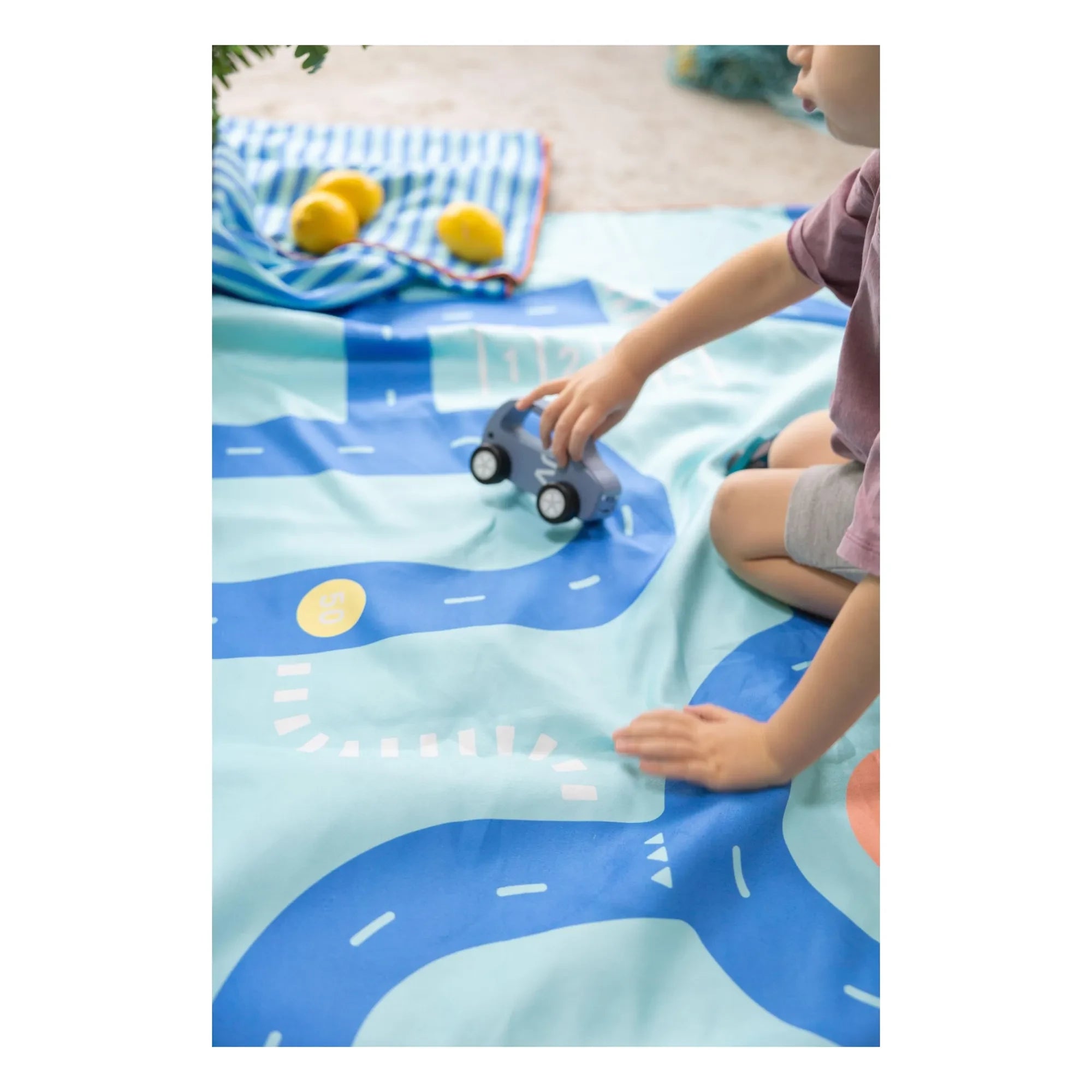 Quut – Circuit Mikrofaser Strandtuch | Blau