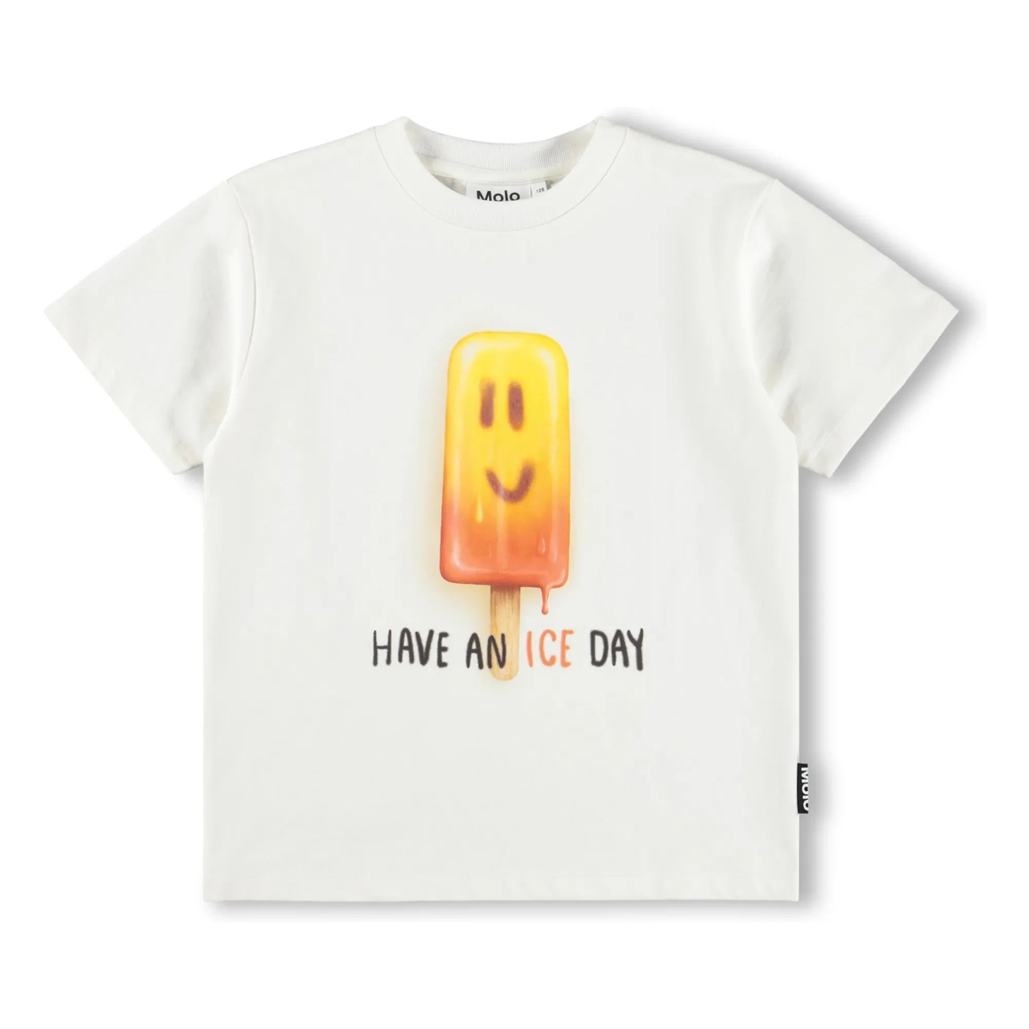 Molo - Riley T-Shirt Ice Bio-Baumwolle | Weiß