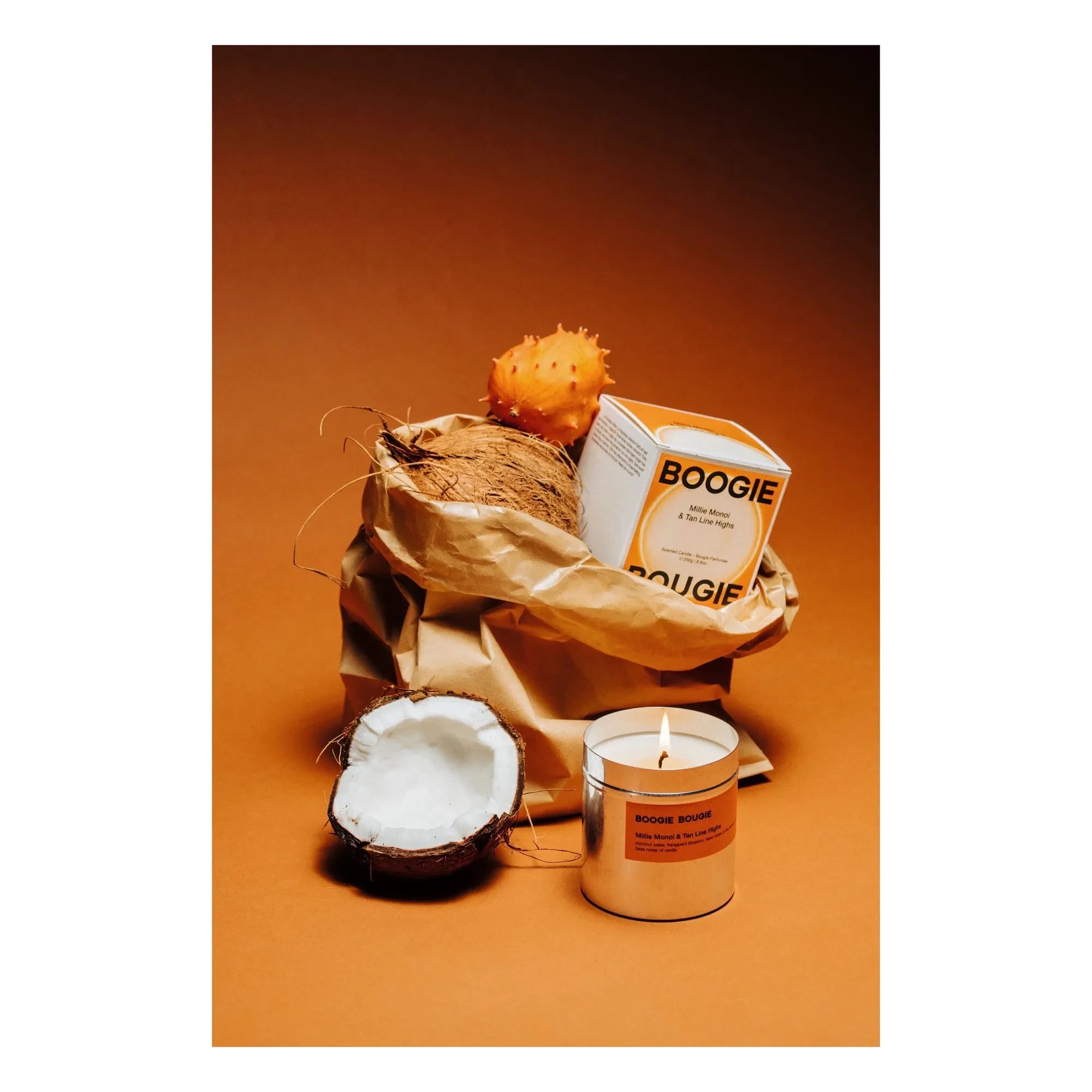 Boogie Bougie - Millie Monoi & Tan Line Highs Kerze