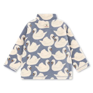 Konges Sløjd - Sweat Fleece Tavi Swans Geri Dönüştürülmüş Elyaf | Lavanta