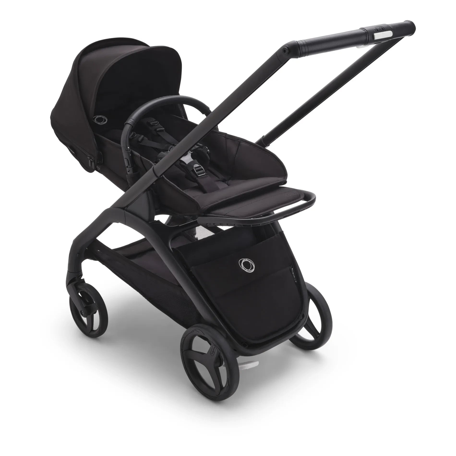 Bugaboo - Bugaboo Dragonfly 2. Generation Komplett Kinderwagen für die Stadt schwarzes Gestell | Schwarz