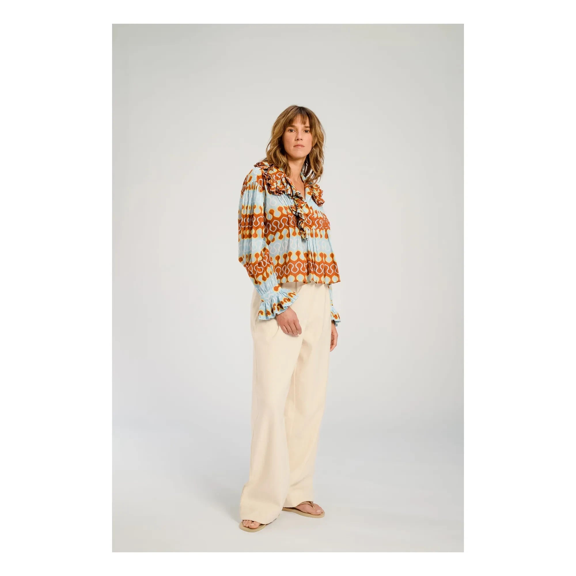 Virginie de Vinster - Rio Bluse | Beige