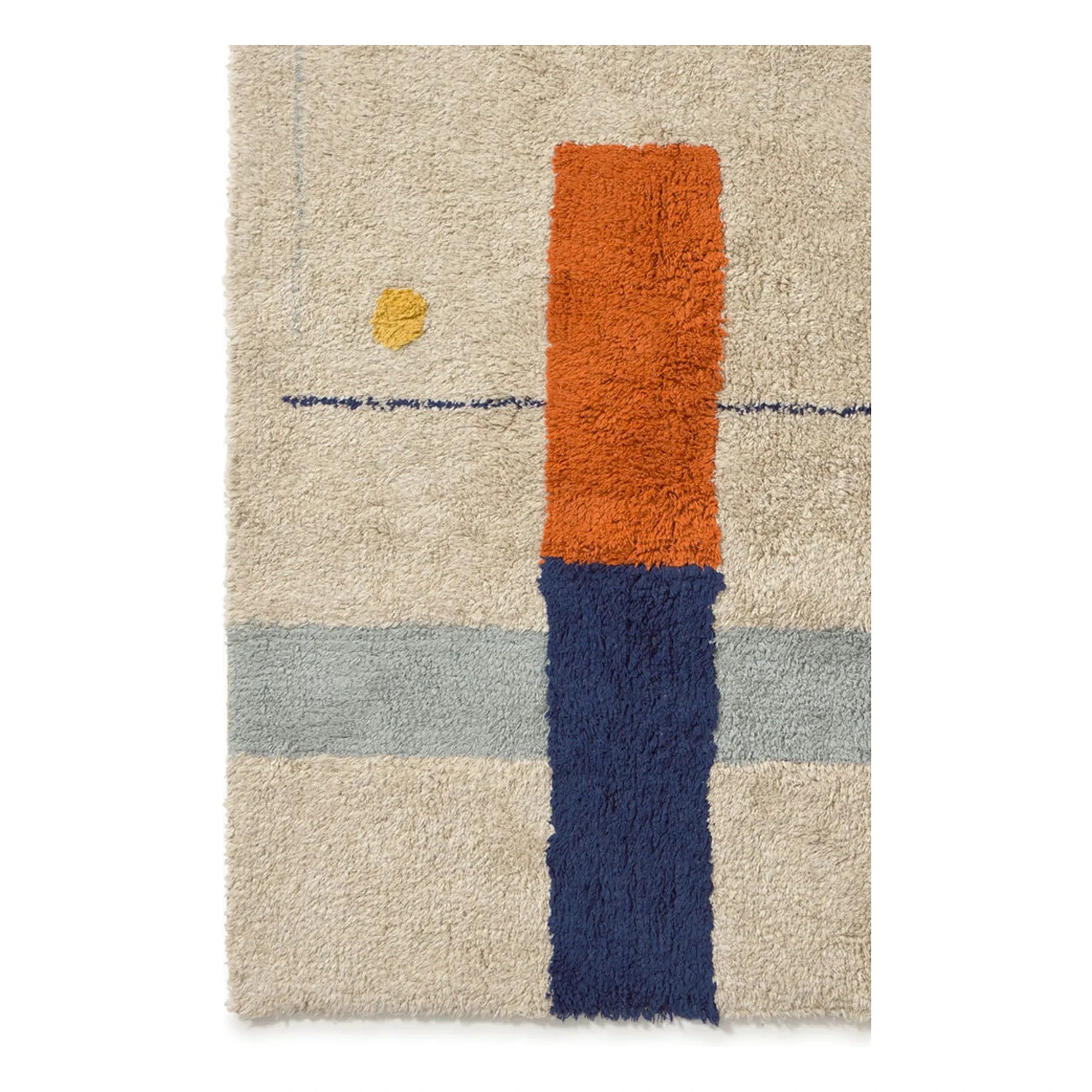 Lorena Canals - Geometrisches Muster Teppich | Beige