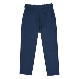 Emile et Ida - Gerade Baumwoll-Musselin-Hose | Marineblau
