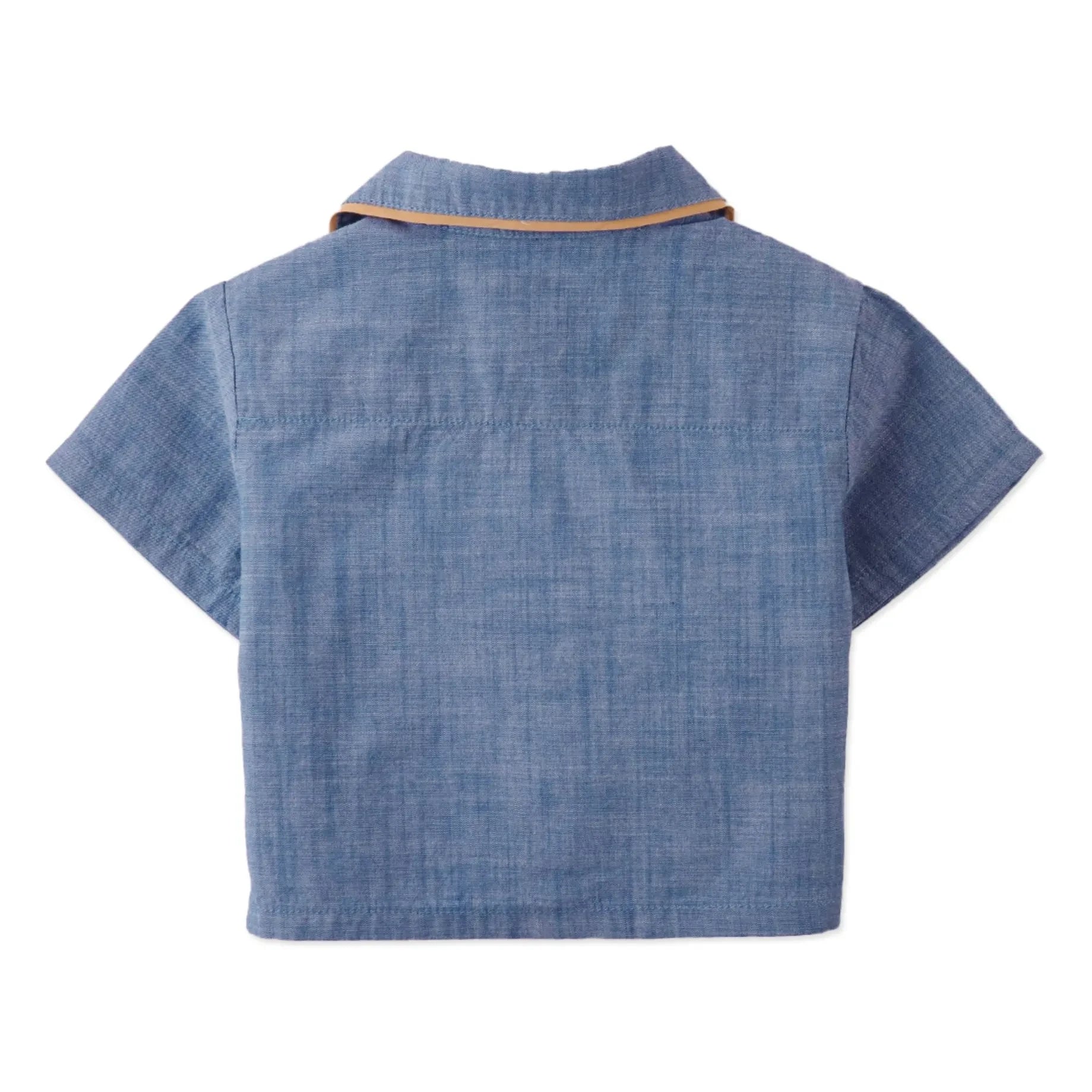 Gingersnaps - Steven Besticktes Banana Chambray Hemd | Blau