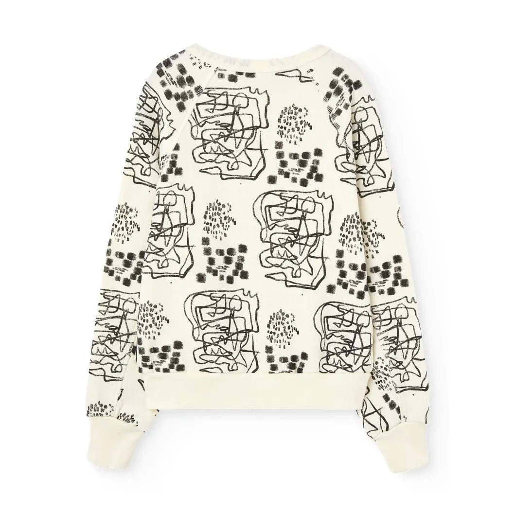 The Animals Observatory - Shark sweatshirt | Elfenbein
