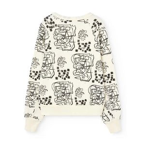 The Animals Observatory - Shark sweatshirt | Elfenbein