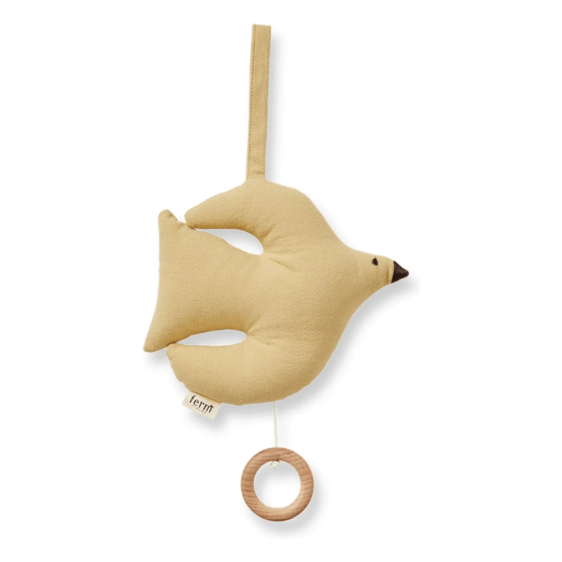 Ferm Living Kids - Swif Bird Spieluhr-Mobile | Gelb